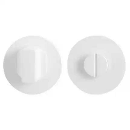 Toiletgarnituur 50x6mm stift 5mm wit grote knop Finale Uitverkoop