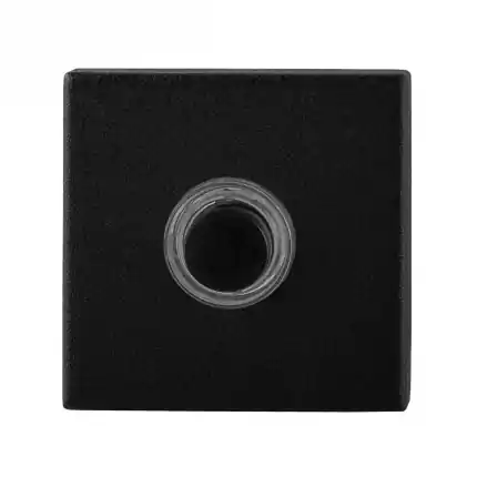 Seizoensaanbieding Beldrukker zwart vierkant 50x50x8 mm