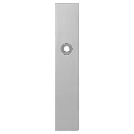 Langschild WC57/5 normale knop rechthoekig RVS geborsteld Bestel Nu