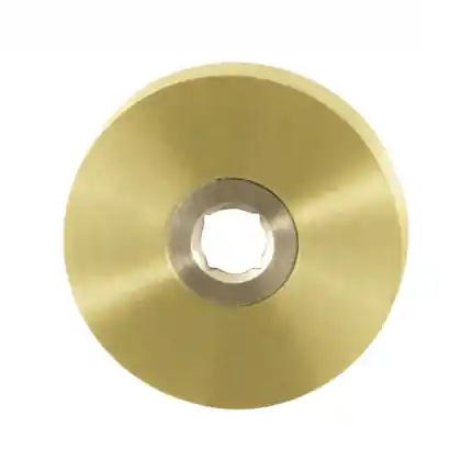 Lage Prijs Rozet 50x8mm PVD mat messing links-/rechtsdraaiend