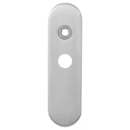 Kortschild WC57/5 normale knop afgerond RVS geborsteld Merkproduct