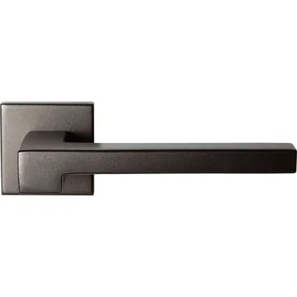 GPF3160.A1-02 Dark blend deurkruk Raa op vierkante rozet Direct Verzonden