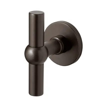 Dark blend kruisknop Hipi op ronde rozet vast incl. Dagaanbieding