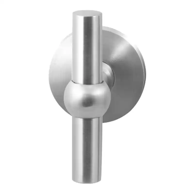 GPF3045.00 RVS kruiskruk Hipi op ronde rozet Favoriet