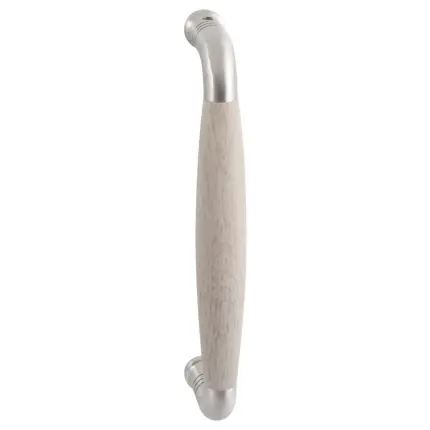 Deurgreep Ika 130mm RVS geborsteld met eiken whitewash Beste Prijs