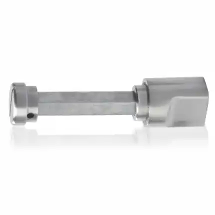 Toiletgarnituur toiletstift 5mm RVS geborsteld normale knop Gratis Retour