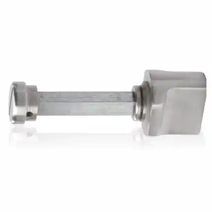 Toiletgarnituur toiletstift 5mm RVS geborsteld grote knop Gereduceerde Prijs