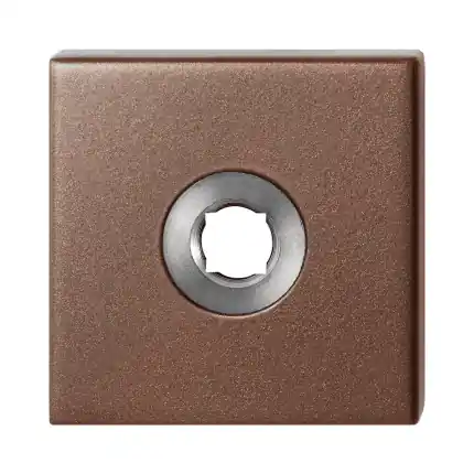 Bestel Nu Rozet L 50x50x8 mm Bronze blend linksdraaiend