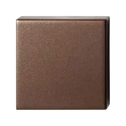 Blinde rozet 50x50x8 mm Bronze blend Laatste Kans