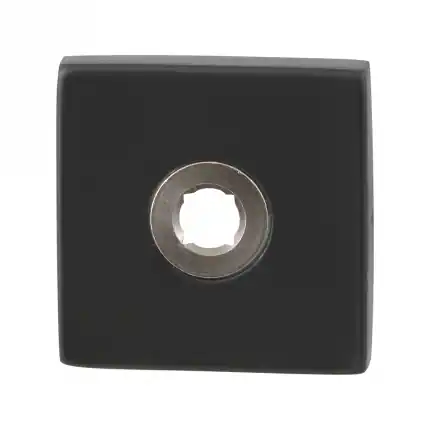Hete Deal Rozet 50x50x8mm PVD antraciet rechtsdraaiend