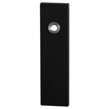 Aanbieding Kortschild PC72 rechtsdraaiend rechthoekig zwart