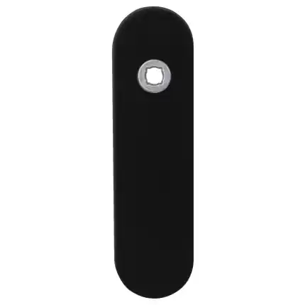 Kortschild BB56 rechtsdraaiend afgerond zwart Weekendaanbieding