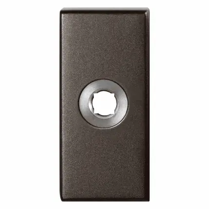 Merkproduct GPF1101.A1 R rozet rechthoekig 70x32x10 mm Dark blend rechts draaiend