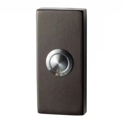 Koop Online Deurbel Dark blend rechthoekig 70x32x10 mm