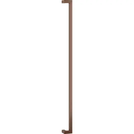 GPF13 deurgreep verkropt 22x22x1000mm hoogte 60mm Bronze blend Merkproduct