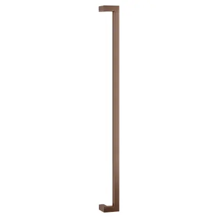 Actieprijs GPF13 deurgreep verkropt 22x22x800mm hoogte 60mm Bronze blend