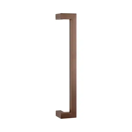 GPF13 deurgreep verkropt 22x22x400mm hoogte 60mm Bronze blend Gereduceerde Prijs