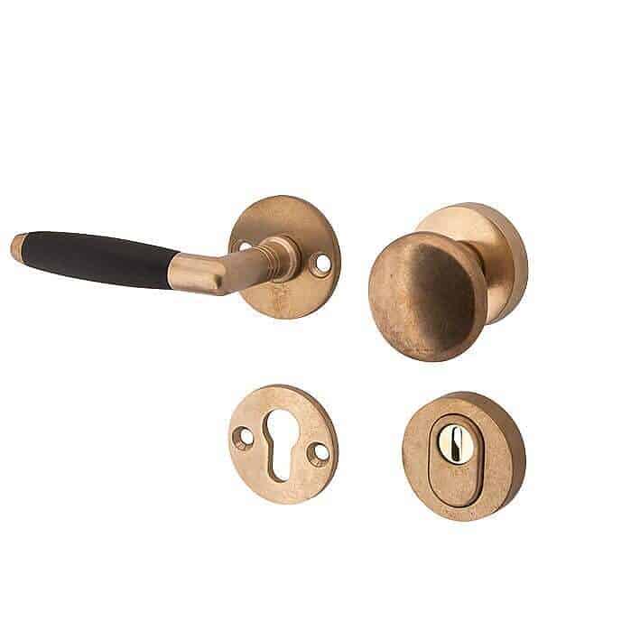 Knopg.LS SKG Ton/Elegant messing titaan-ebben Hoge Kwaliteit