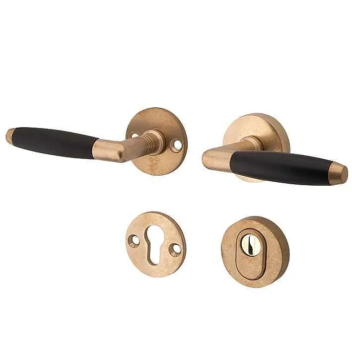 Betrouwbaar Krukg.LS SKG Ton/Elegant messing titaan-ebben