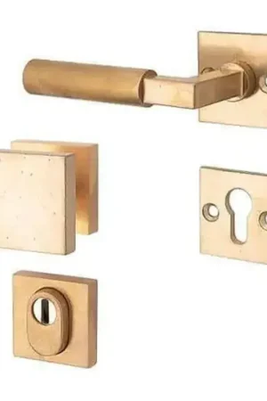 Voordeelprijs Knopg.LS SKG Bauhaus/BHrozet messing titaan