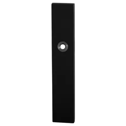 Bestel Nu Langschild WC57/5 grote knop rechthoekig zwart