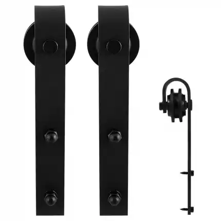 schuifdeurhanger set Lanka zwart t.b.v. extra deur Beste Prijs