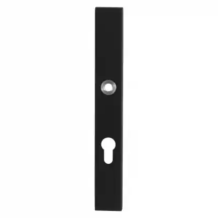 Lage Prijs veiligheidsbinnenschild rechth. PC55 257x35x8 mm smal Zwart
