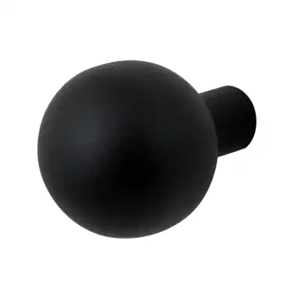Express Levering S2 knop Kogelknop 50 mm vast inclusief knopvastzetter Zwart