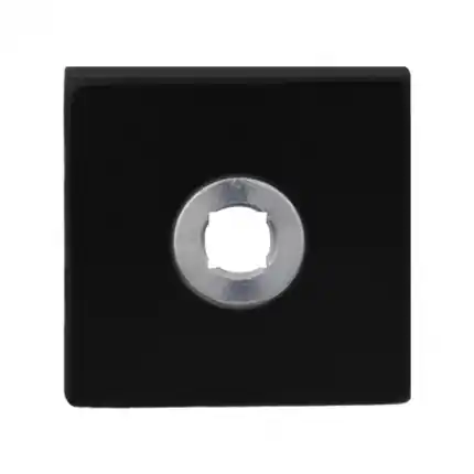 Rozet 50x50x8mm zwart rechtsdraaiend Rechtstreeks Van De Fabrikant
