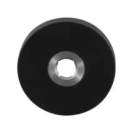 Goedkoop Rozet 50x8mm zwart links-/rechtsdraaiend