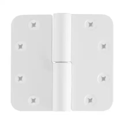Op = Op Kogelpaumelle ronde hoek DIN rechts 89×96 mm Wit egaal