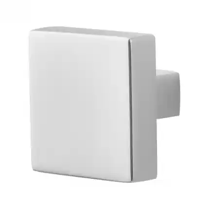 Hete Deal S1 knop Vierkante 60x60x16 mm draaibaar RVS gepolijst
