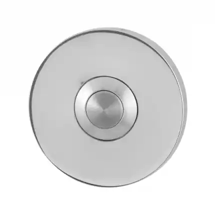 Deurbelknop rond 50×6 mm RVS gepolijst Flitsaanbieding