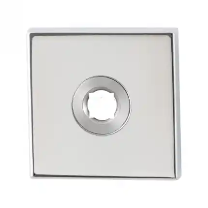 Rozet 50x50x8mm RVS gepolijst Snelle Levering