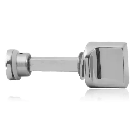Direct Verzonden Toiletgarnituur toiletstift 8mm RVS gepolijst grote knop