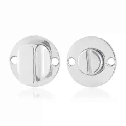 Toiletgarnituur 38x2mm stift 8mm RVS gepolijst grote knop Alleen Vandaag