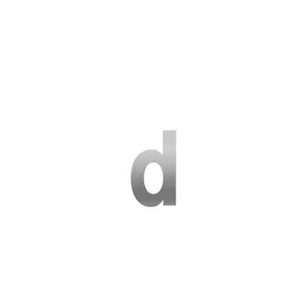 Huisnummer toevoeging letter ‘d’ RVS, 156 mm Bestseller