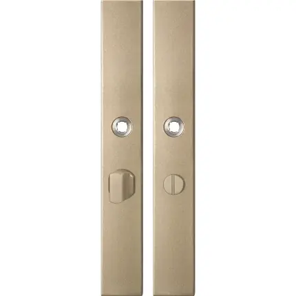 Flitsaanbieding GPF1175.A4 langschild rechthoekig WC57/5 grote knop Champagne blend