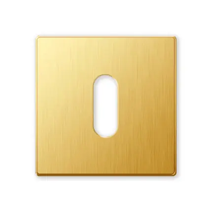 Nieuw 1291/B sleutelrozet 50x6mm goud 24k