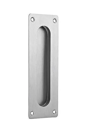 Schuifdeurkom Rechthoekig 180x60x18mm RVS Populair