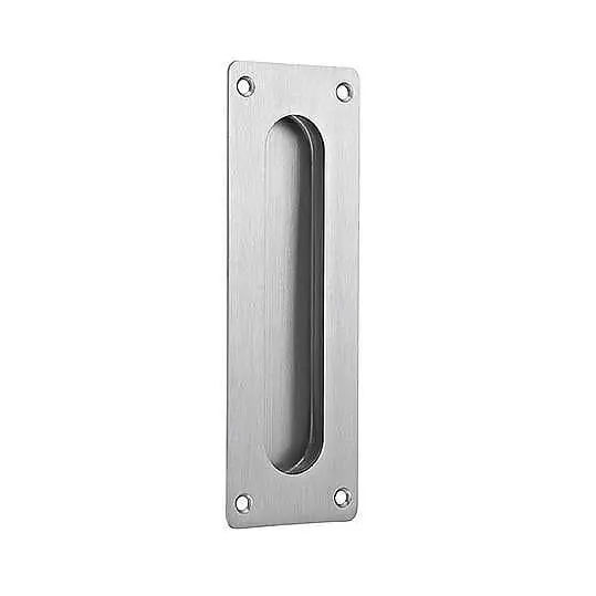 Schuifdeurkom Rechthoekig 180x60x18mm RVS Populair