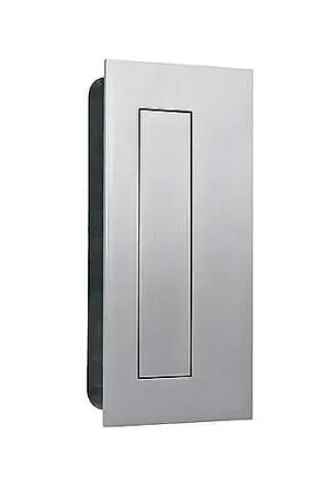 Beperkte Voorraad Schuifdeurkom Rechthoekig met veerklep 135x70x17mm RVS