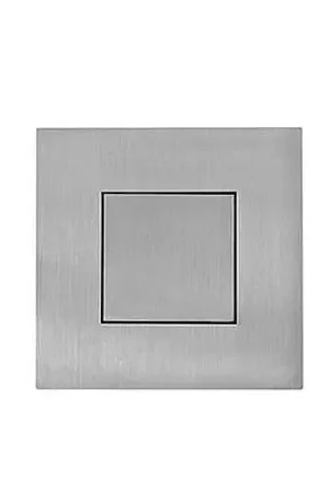 Betrouwbaar Schuifdeurkom Vierkant met veerklep 60x60mm RVS