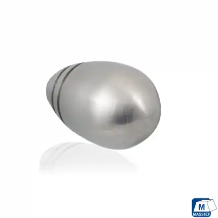 Lage Prijs Meubelknop rond 25x39mm RVS