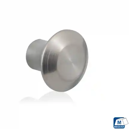Meubelknop rond 25x20mm RVS Beste Prijs