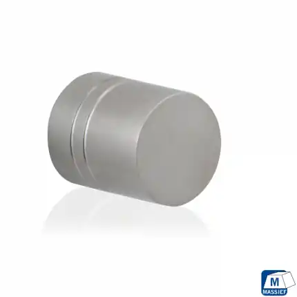 Meubelknop rond 20x23mm RVS Direct Beschikbaar