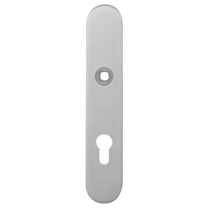 Direct Beschikbaar Langschild PC72 linksdraaiend afgerond RVS geborsteld
