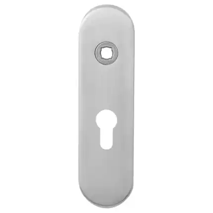 Kortschild PC55 afgerond RVS geborsteld Actieprijs