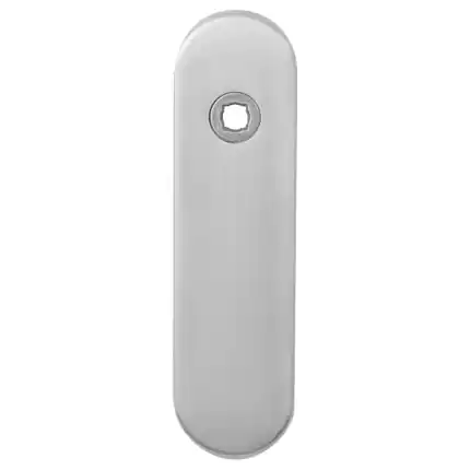 Weekendaanbieding Kortschild blind afgerond RVS geborsteld