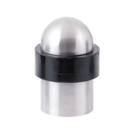 Betaalbaar Deurstopper RVS geborsteld rond 52×35 mm